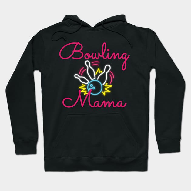 Bowling mama Hoodie by KC Happy Shop